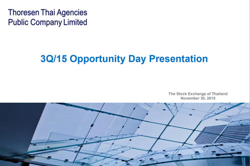 Opportunity Day Q3/2015